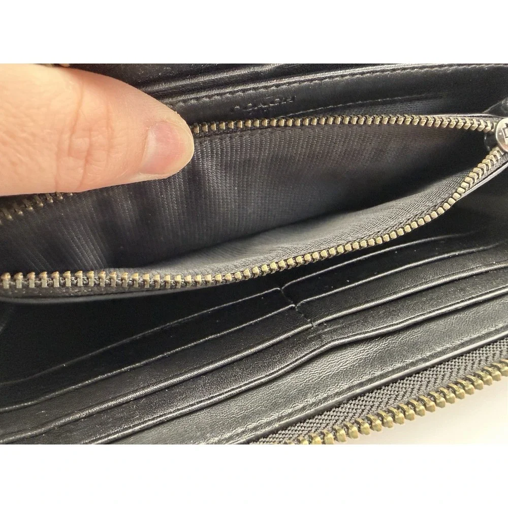 VERY RARE COACH RETIRED MULTI COLOR PYTHON ACCORDION ZIP-AROUND WALLET